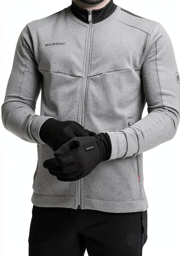 Mammut Guante Fleece Pro Gants Mixte Noir Taille 5 Polaire Ambidextre-1