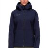 Mammut Linard Guide Hs Hooded Jacket Femme Bleu-1
