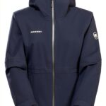 Mammut Linard Guide Hs Hooded Jacket Femme Bleu-0