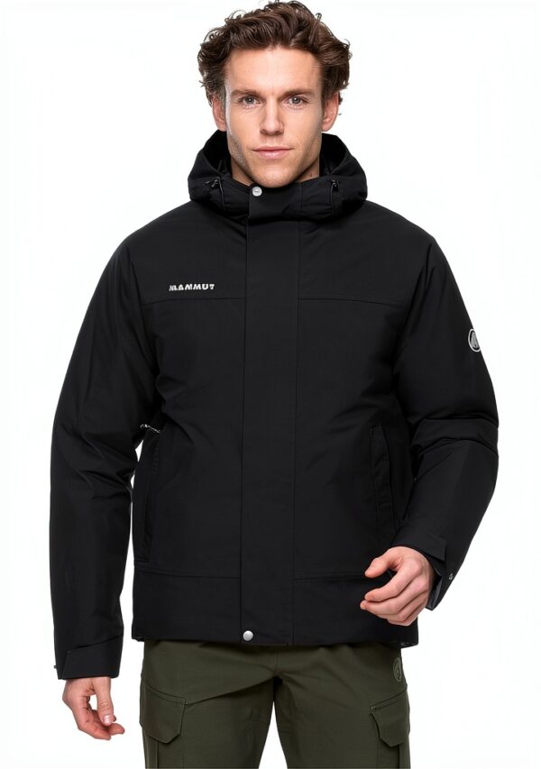 Veste thermique à capuche Mammut Treeline HS homme GORE TEX 2 couches-1
