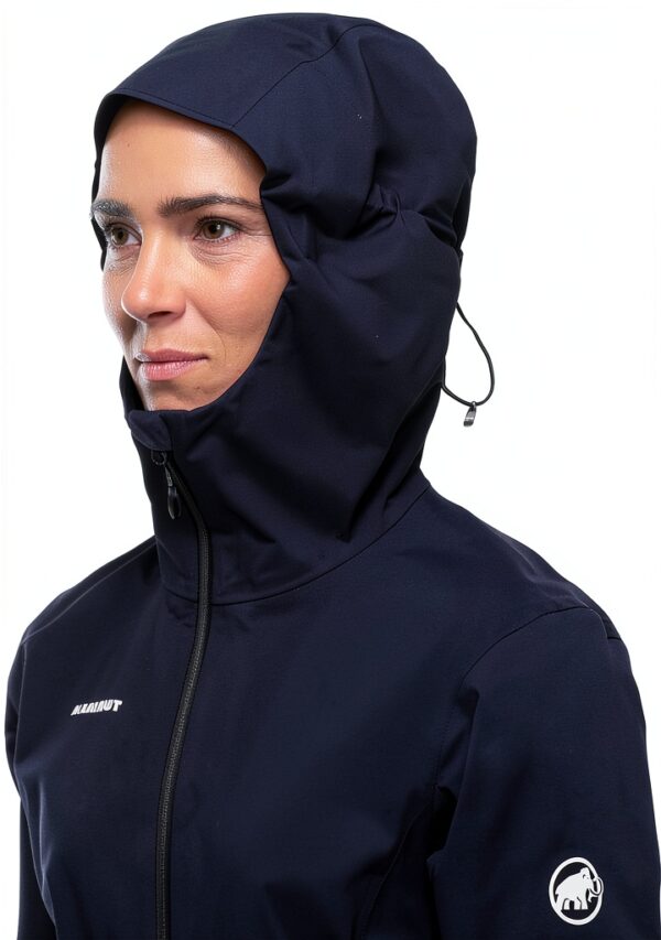 Mammut Linard Guide Hs Hooded Jacket Femme Bleu-7