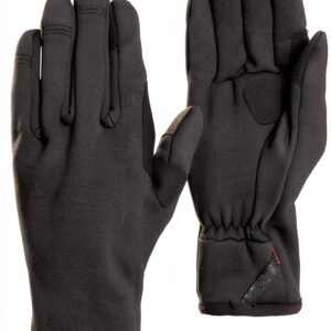 Mammut Guante Fleece Pro Gants Mixte Noir Taille 5 Polaire Ambidextre-0
