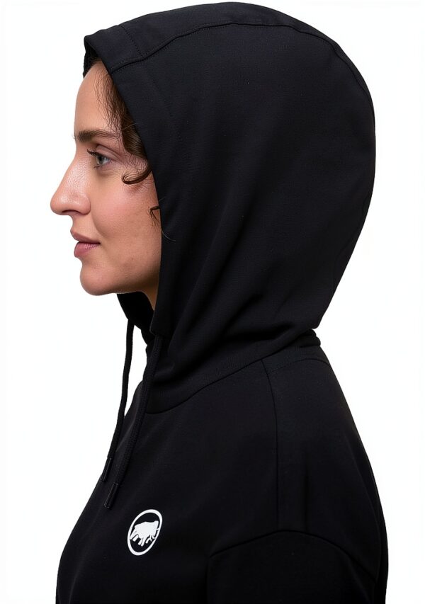 Sweat à Capuche Mammut ML Original Femme Noir-5