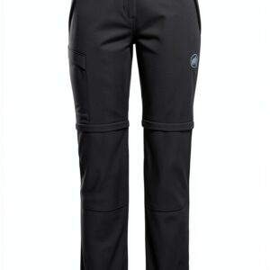 Pantalon de randonnée Mammut Runbold Iv Zip Off pour femme - Noir,-0